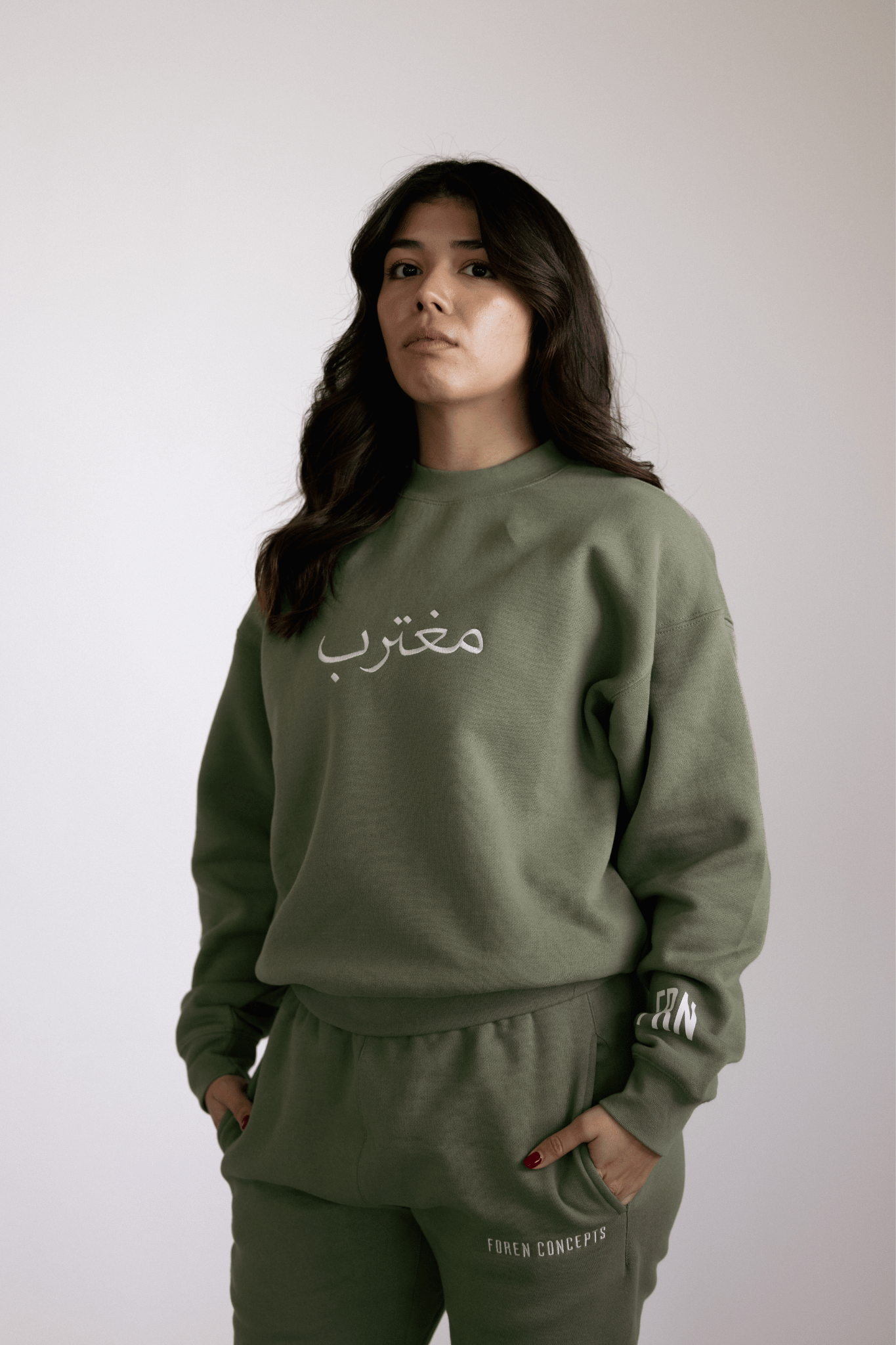 مغترب ("mughtarib") Crewneck Sweatshirt