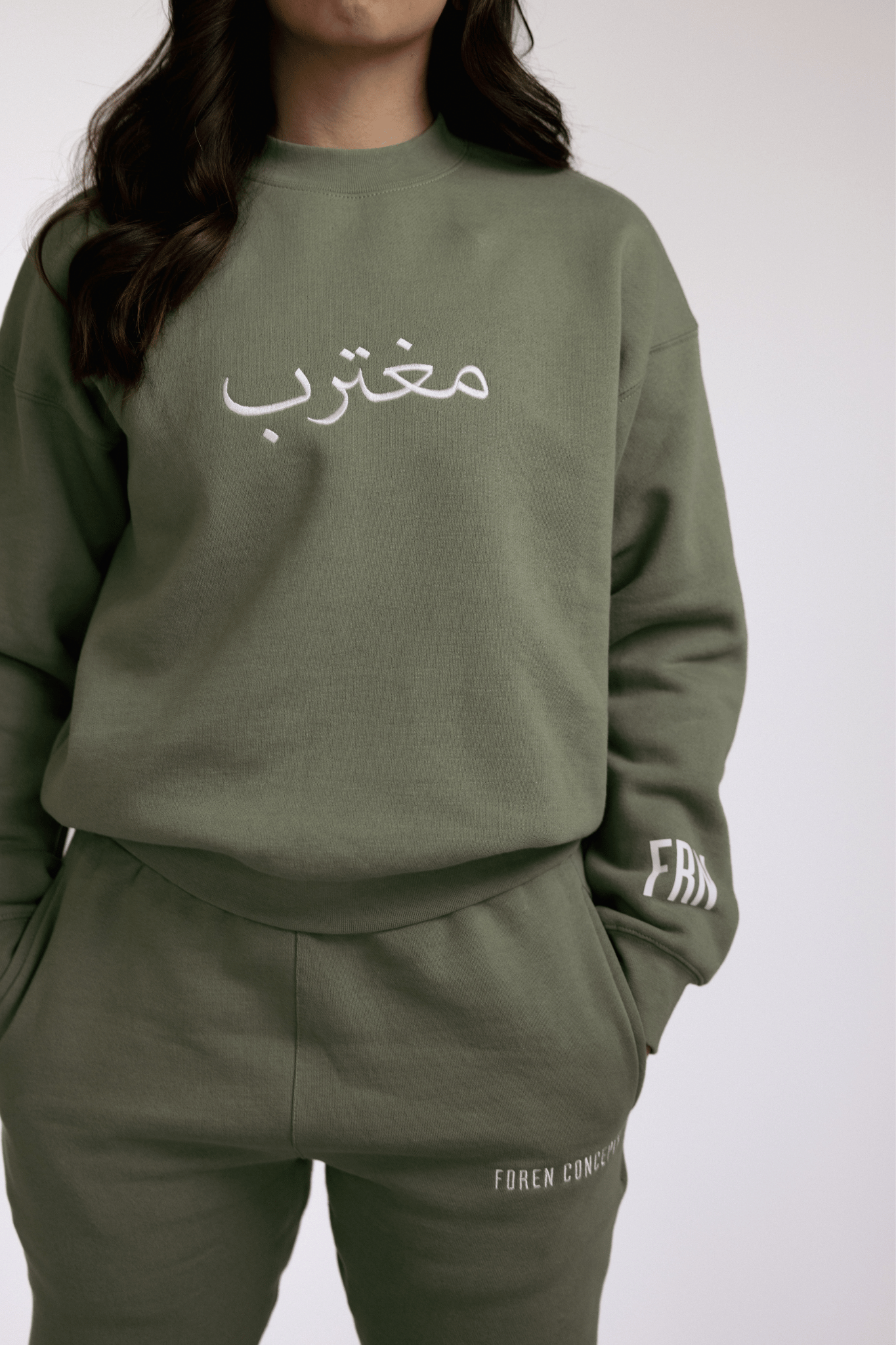 مغترب ("mughtarib") Crewneck Sweatshirt